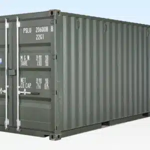 20ft One Trip Shipping Container Dark Green