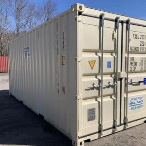 20′ x 8′ x 8.5′ Tall– New Shipping/Storage Container – Wind and Watertight – Beige