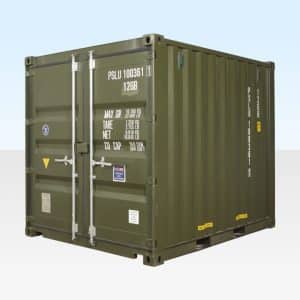 10ft Green Shipping Container