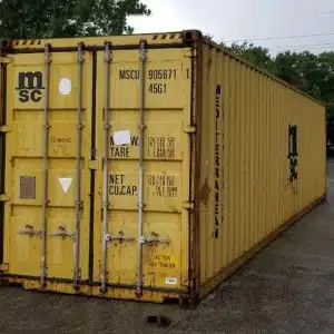 40 Ft Hc Used Shipping Containers High Cube Wind And Watertight, AS Is