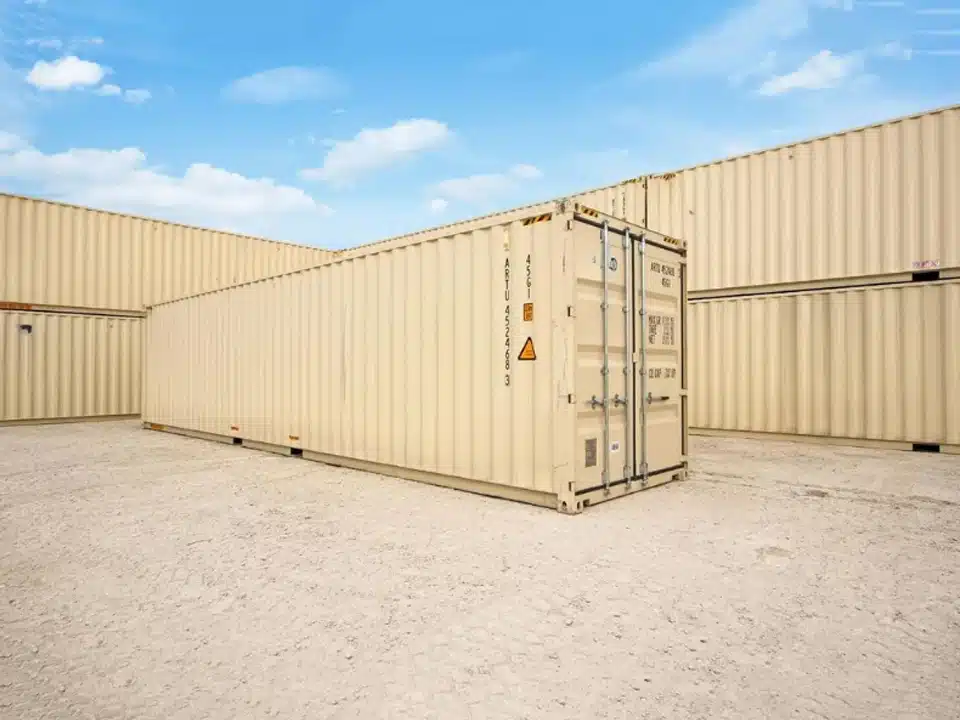 40′ High Cube New 1-Trip Double Door Steel Shipping Container - Image 2