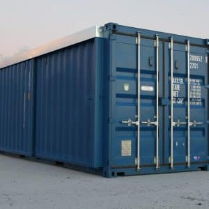 20ft High Cube Container (9′ 6″ high) suitable for IBC storage Sliding Door