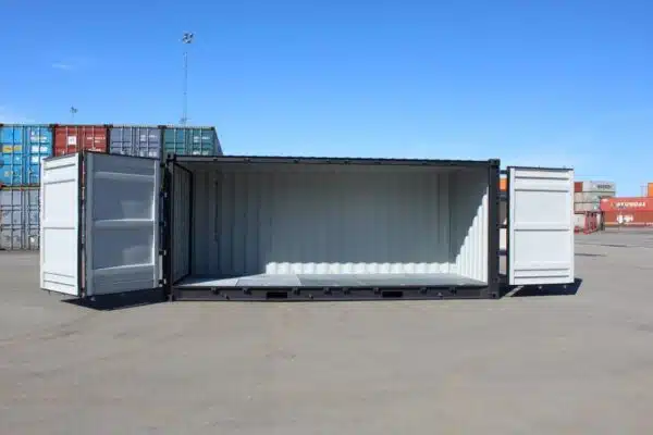 20ft High Cube Shipping Container – Side Opening Hazardous Waste Storage (One Trip, 9ft 6in High, USA Delivery) - Image 2