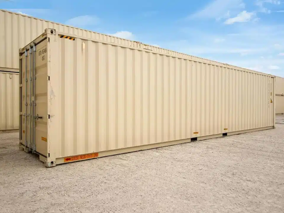 40′ High Cube New 1-Trip Double Door Steel Shipping Container - Image 3