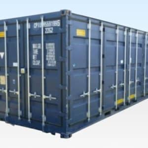 20ft open side container