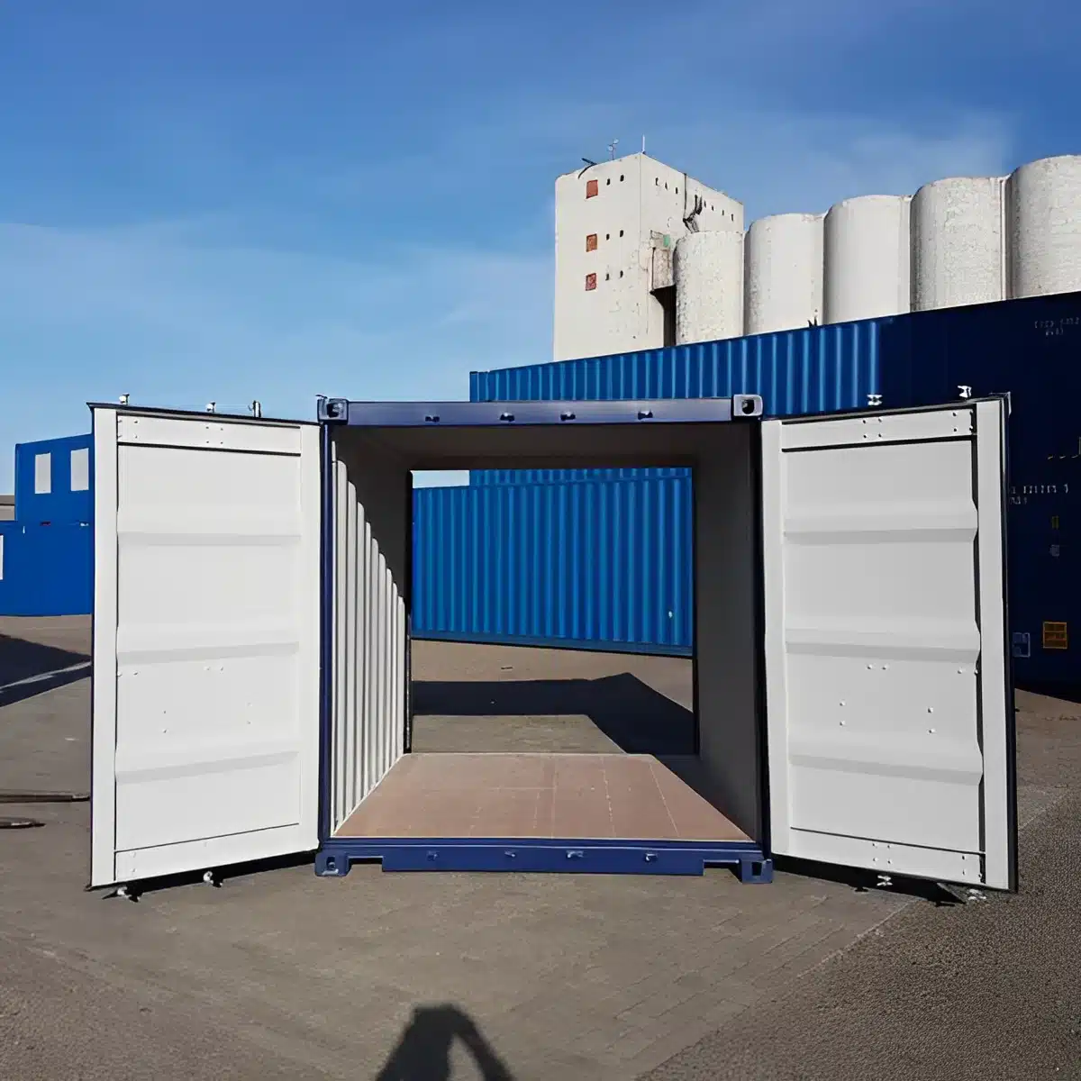 10ft Double Door Corten Steel Shipping Container – ISO & CSC Certified | Front & Rear Access - Image 2