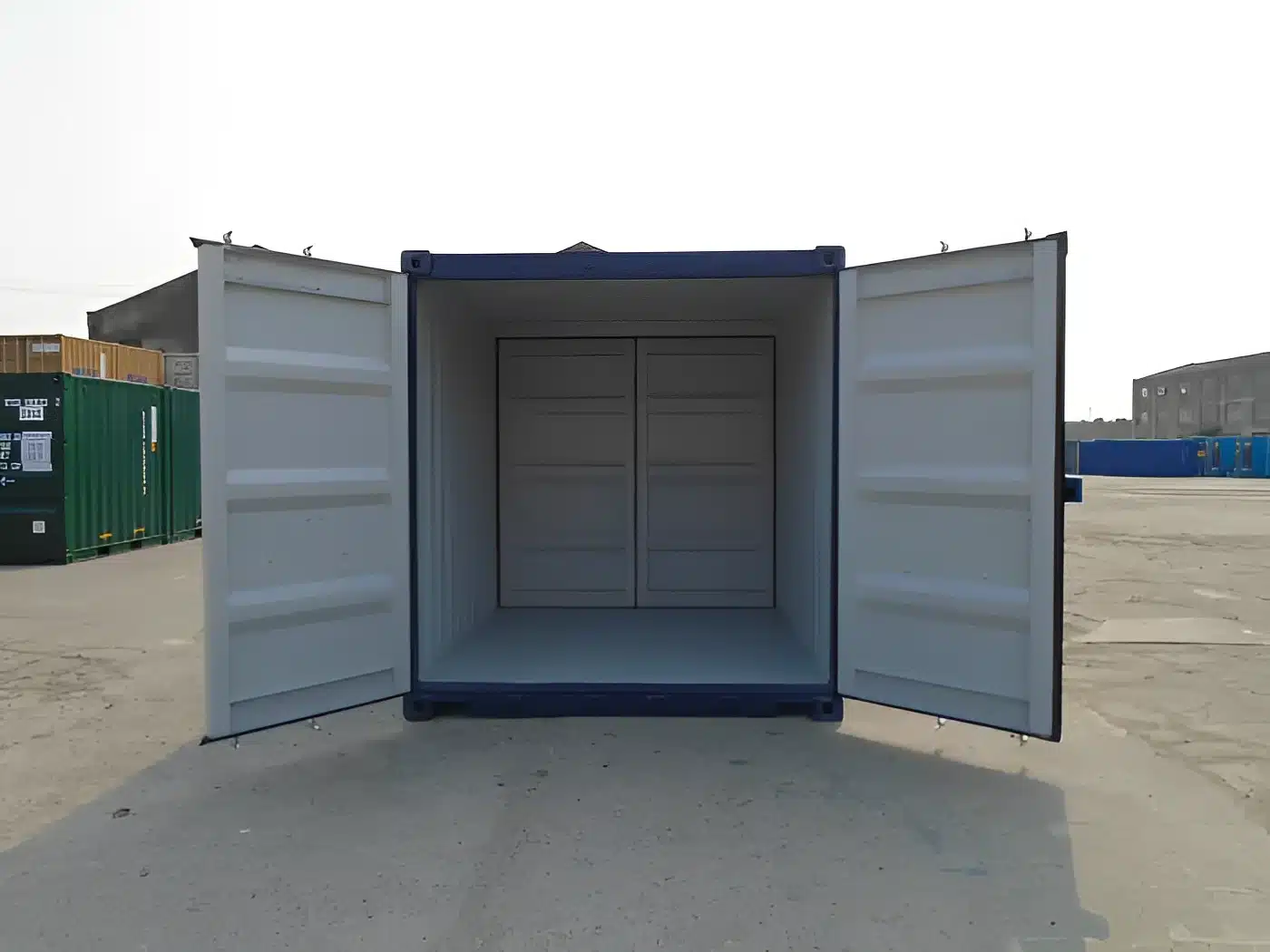 10ft Double Door Corten Steel Shipping Container – ISO & CSC Certified | Front & Rear Access - Image 4
