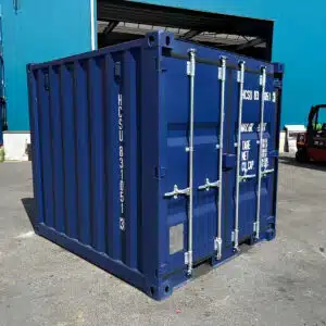 8ft Blue Shipping Container