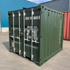8ft Shipping Container Green