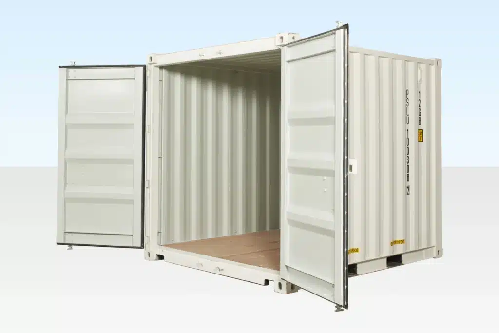 10Ft X 8Ft Shipping Container (One Trip) – White 2 10Ft X 8Ft Shipping Container (One Trip) – White - Image 2
