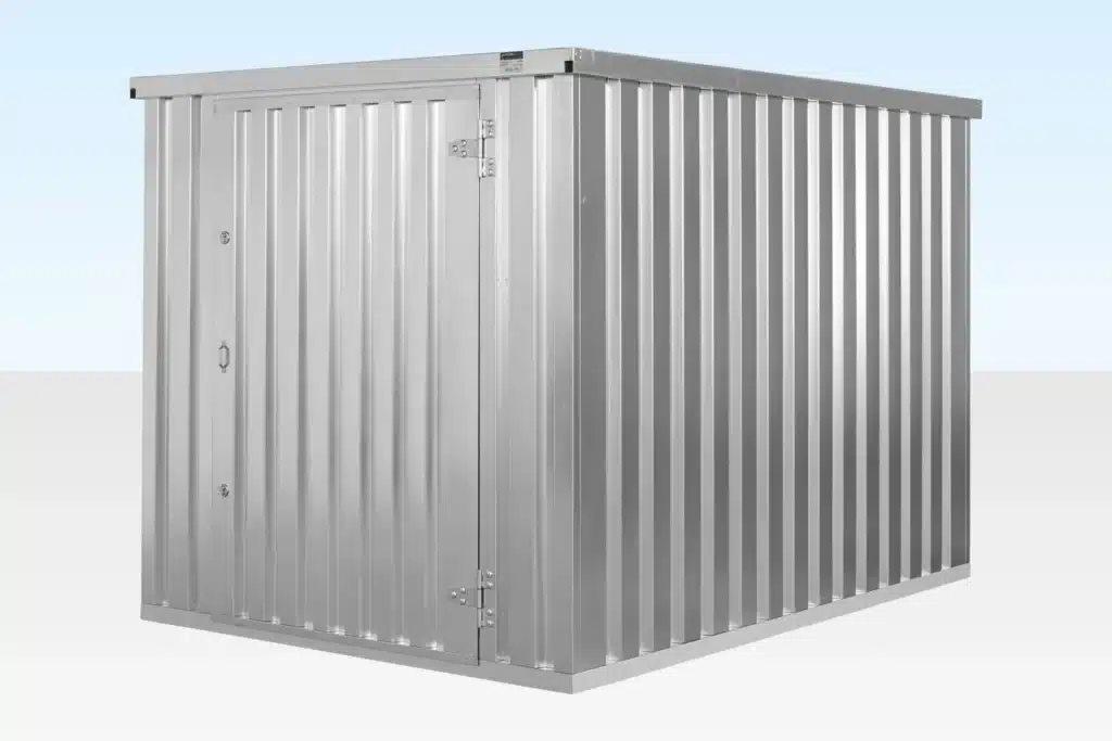 3M X 2.1M Flat Pack Storage Container – Galvanised 4 3M X 2.1M Flat Pack Storage Container – Galvanised - Image 4