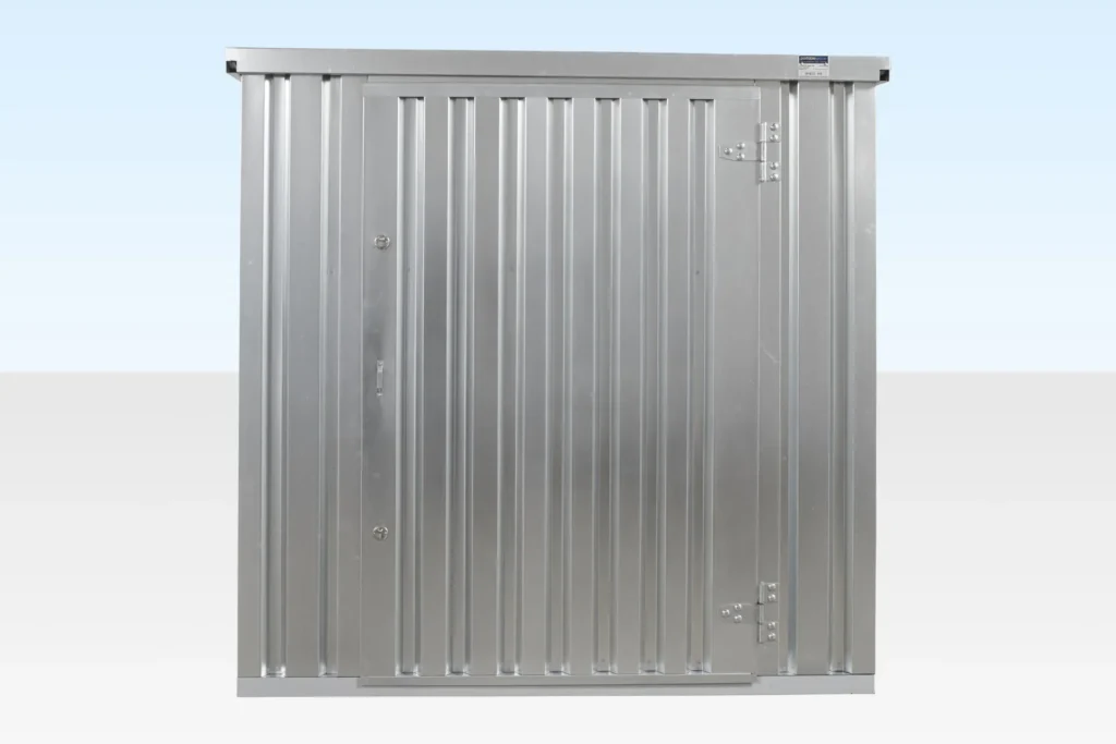 3m x 2.1m Flat Pack Storage Container – Galvanised 2 3m x 2.1m Flat Pack Storage Container – Galvanised - Image 2