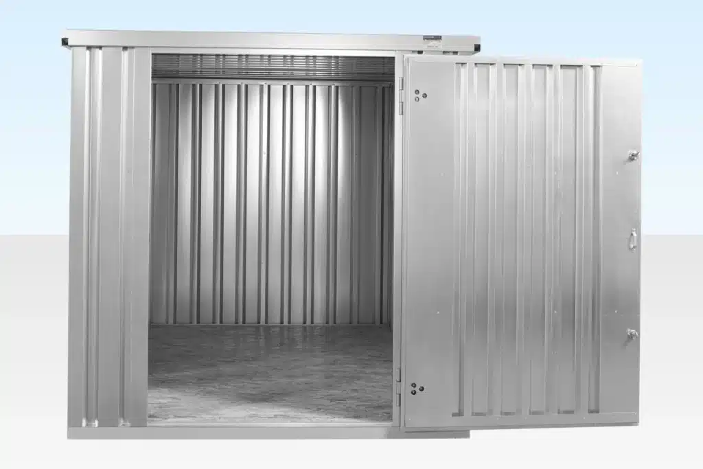 3M X 2.1M Flat Pack Storage Container – Galvanised 5 3M X 2.1M Flat Pack Storage Container – Galvanised - Image 5