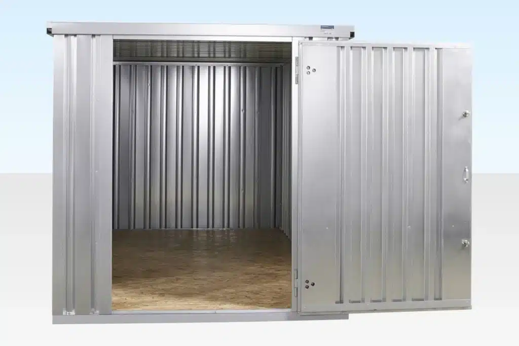 4M X 2.1M Flat Pack Container Store – Galvanised 3 4M X 2.1M Flat Pack Container Store – Galvanised - Image 3