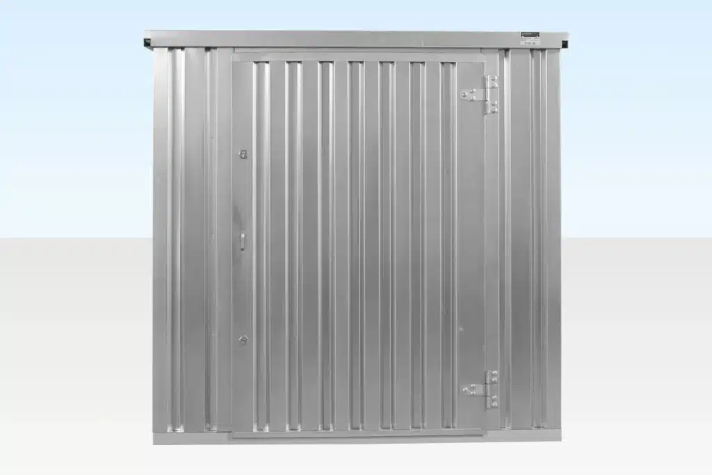 4M X 2.1M Flat Pack Container Store – Galvanised 2 4M X 2.1M Flat Pack Container Store – Galvanised - Image 2