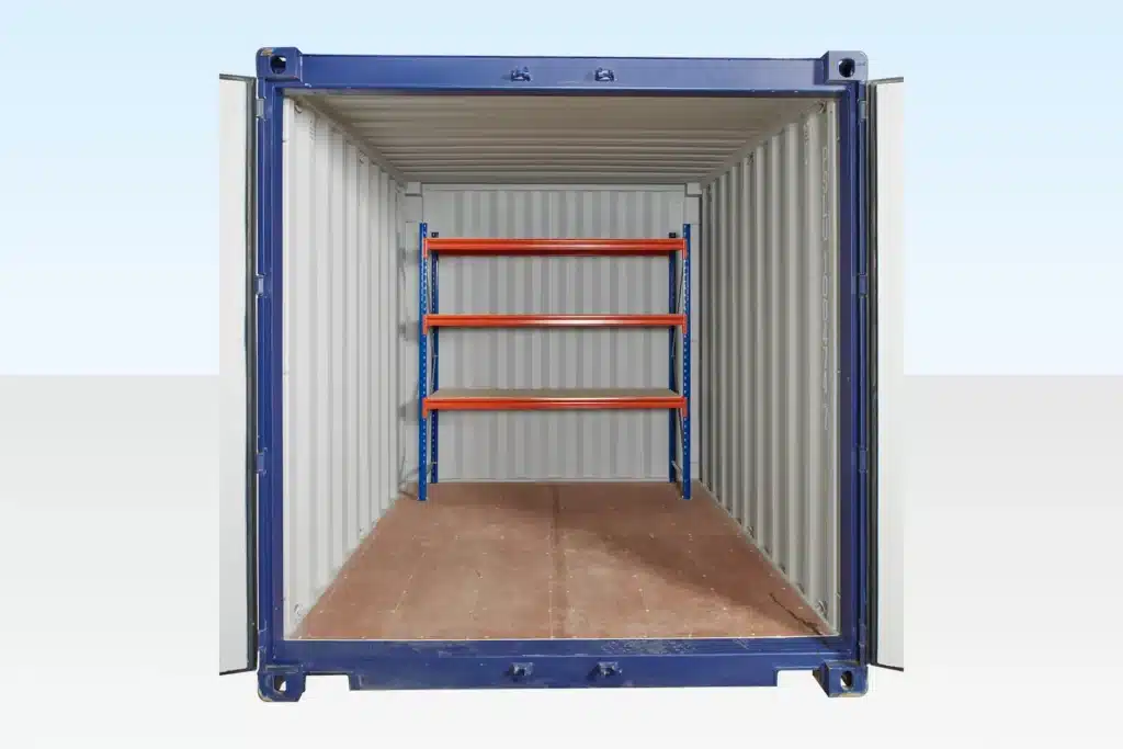 Adjustable, Heavy Duty Three Tier Racking For Rear Of Container 1 Adjustable, Heavy Duty Three Tier Racking For Rear Of Container
