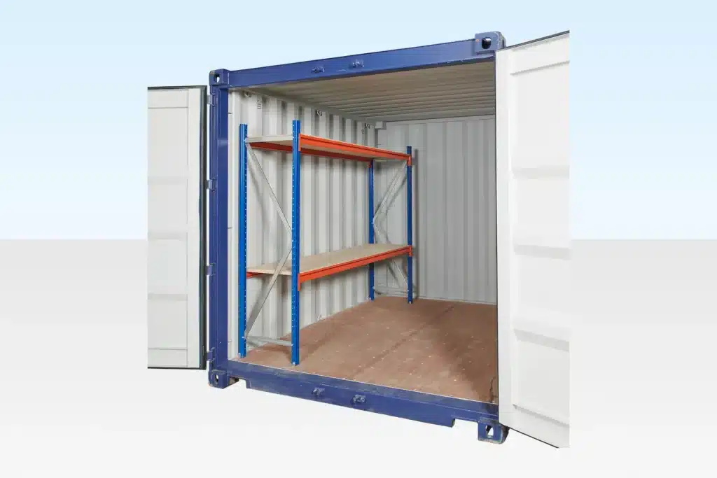 Adjustable, Heavy Duty Two Tier Container Racking (Single Bay) 1 Adjustable, Heavy Duty Two Tier Container Racking (Single Bay)