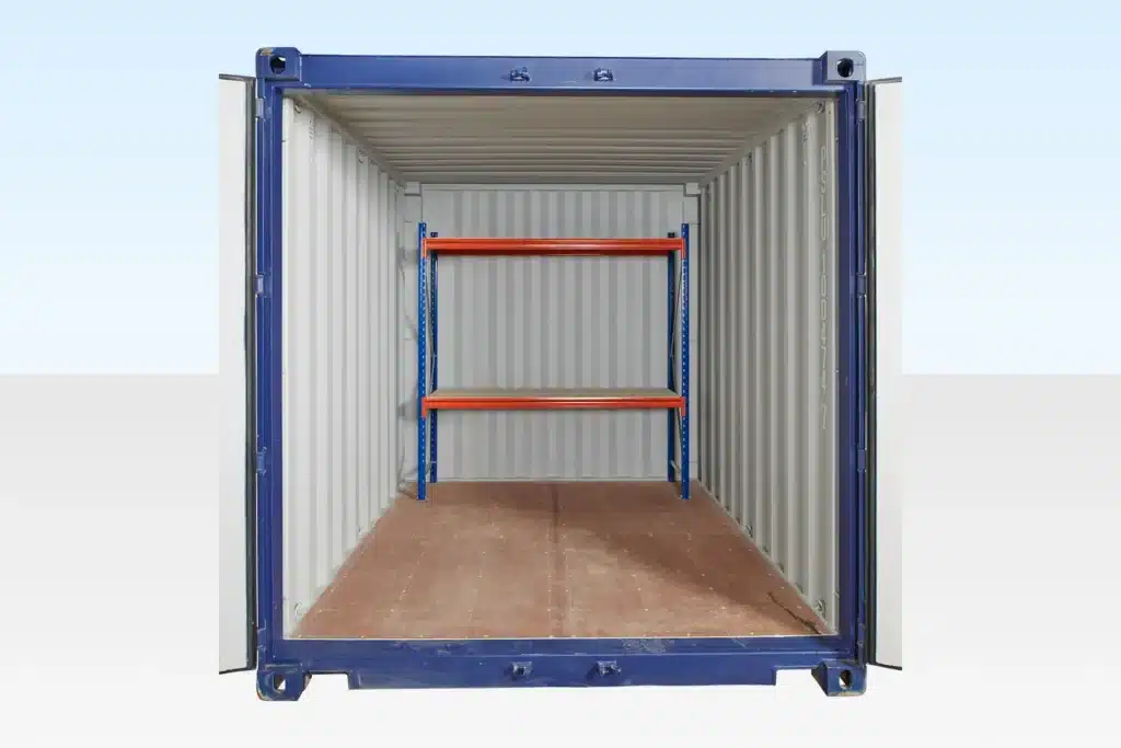 Adjustable, Heavy Duty Two Tier Racking For Rear Of Container 1 Adjustable, Heavy Duty Two Tier Racking For Rear Of Container