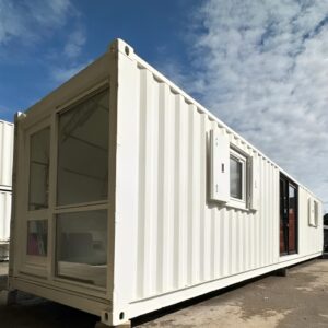 Converted 40ft Shipping Container | Open Plan Office | Portable Container Building
