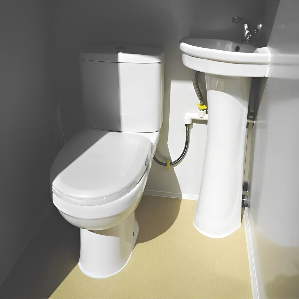 Dual Portable Toilet And Bathroom (Mobile Restroom w Sink 110V) 5 Dual Portable Toilet And Bathroom (Mobile Restroom w Sink 110V) - Image 5