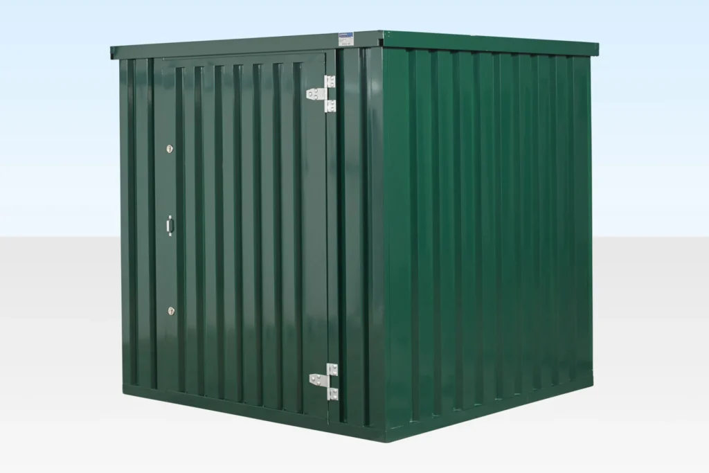 (Powder Coated) Flat Packed Metal Storage Container 3 (Powder Coated) Flat Packed Metal Storage Container - Image 3