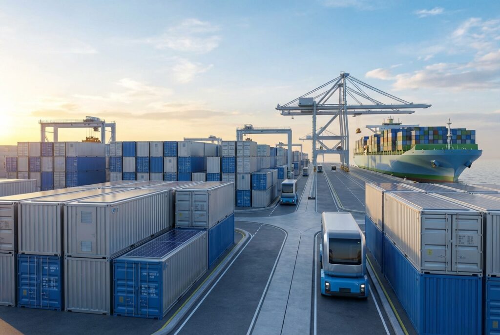 Featured image for The Future of Global Shipping Containers