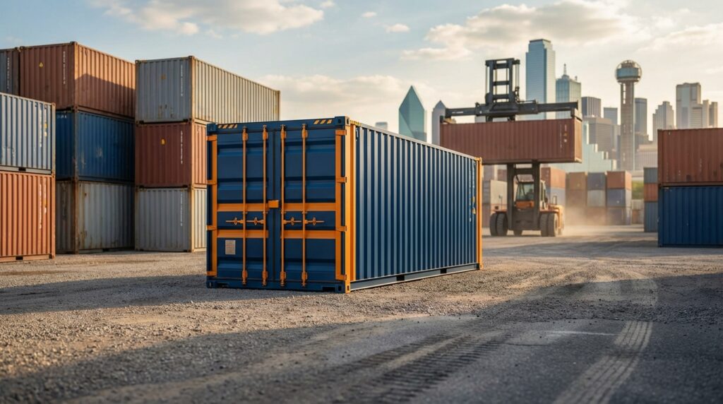 Featured image for How Much Does 40ft high cube container Cost in Dallas? 2025 Pricing Guide