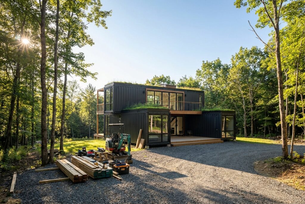 Featured image for How to Build a Modern Shipping Container Home