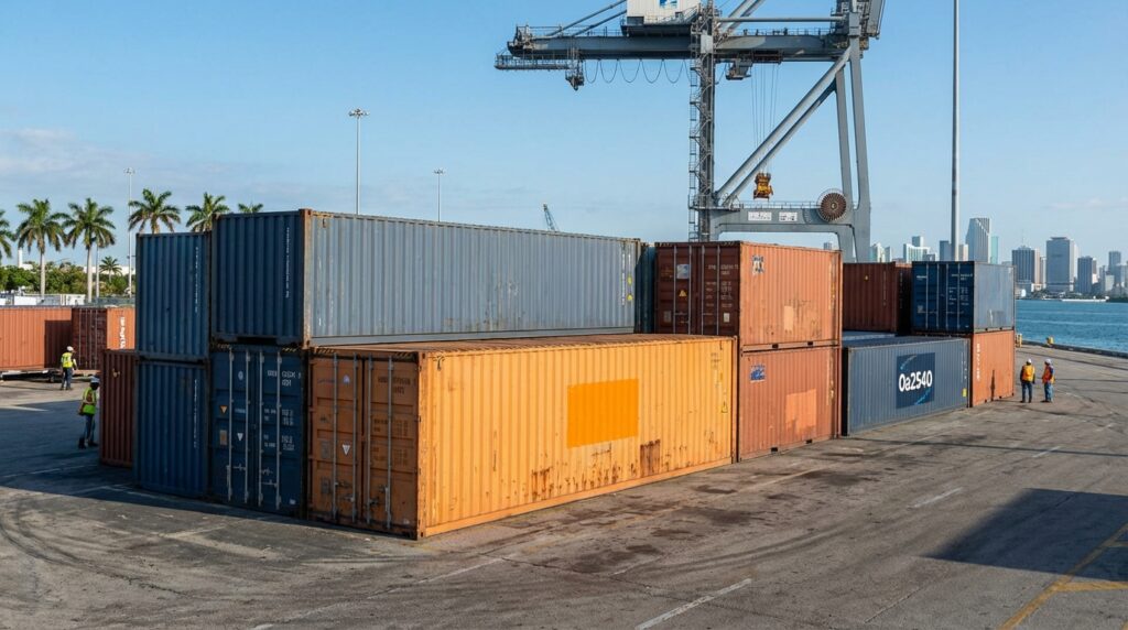 Featured image for How Much Does cargo worthy shipping container Cost in Miami? 2025 Pricing Guide