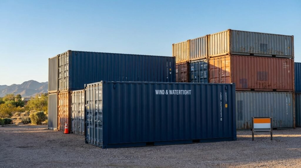 Featured image for How Much Does wind and watertight container Cost in Phoenix? 2025 Pricing Guide