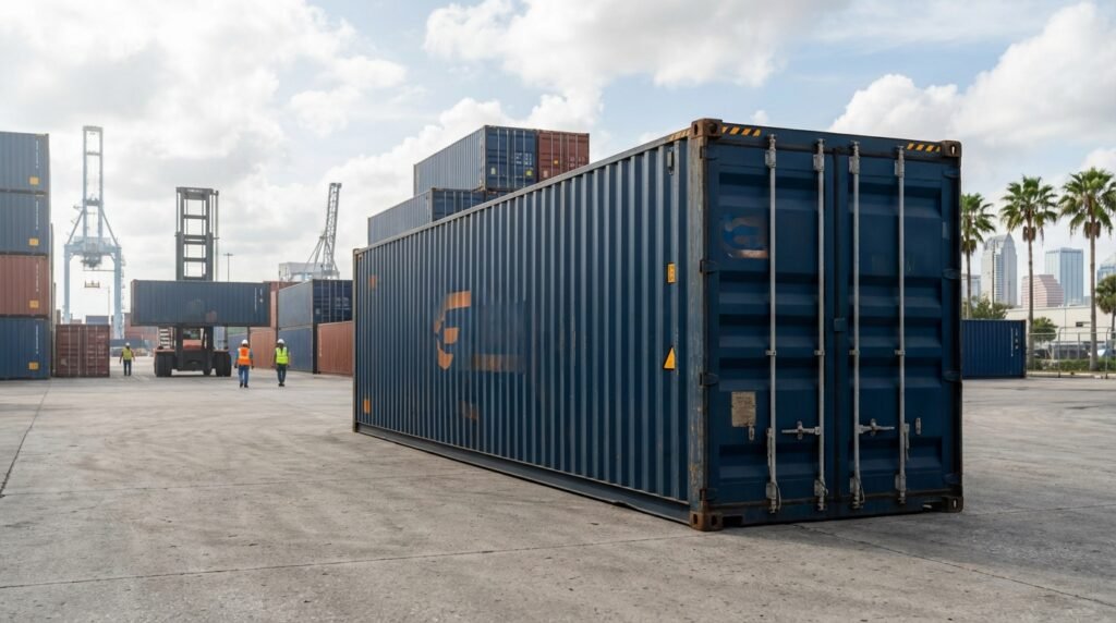 Featured image for How Much Does 40ft high cube container Cost in Tampa? 2025 Pricing Guide