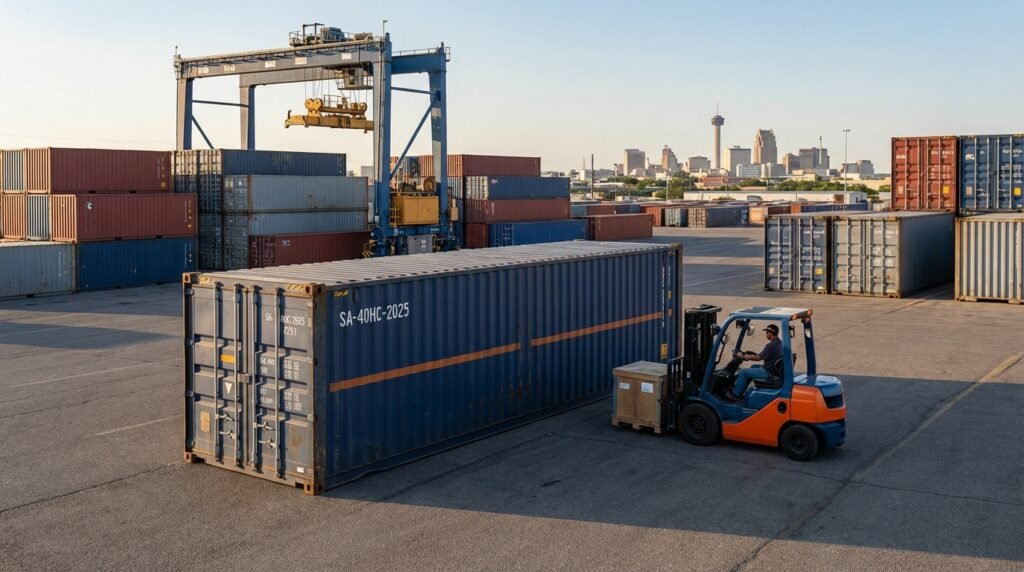 Featured image for How Much Does 40ft high cube container Cost in San Antonio? 2025 Pricing Guide