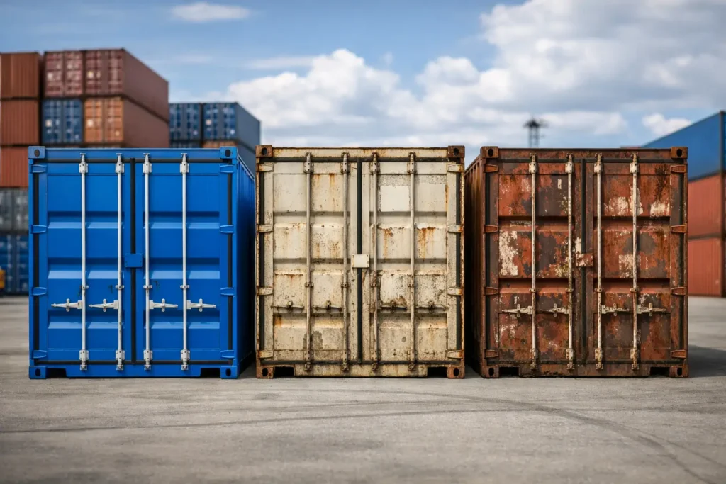 Shipping Container Grades Comparison